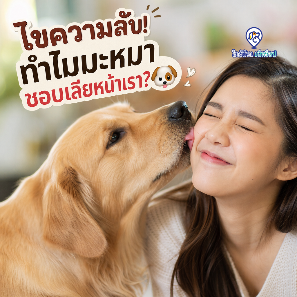 ไขความลับ! ทำไมมะหมาชอบเลียหน้าเรา? 🐶